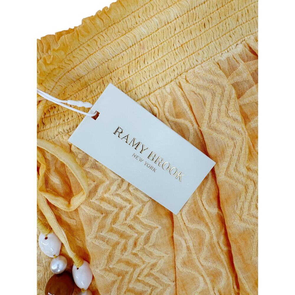 RAMY BROOK Shorts NEW Size M Beni Yellow Sunrise $225 Short - Picture 3 of 6